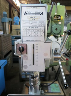 Wilton Strands #24714, Geared head drill, 90-3610 RPM, 460 V., 3ph, MT#3 spindle, w/ Jacobs Super chuck - Image 3