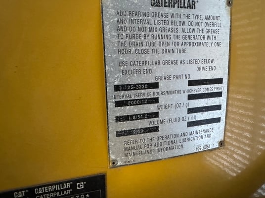 2000 KW Caterpillar #SR4B, Diesel Generator Set, sound attenuated enclosure, weatherproof enclosure, w/ - Image 3