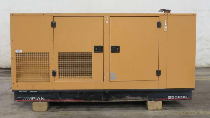 55 KW Caterpillar / Olympian #G55F3S, Natural gas / propane generator set, 120/240 Volts, 1-phase, 1093 - Image 1