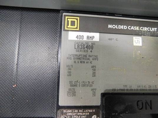 1200 Amp. Square D, I-line E1, HCWM-5486-12U, Panelboard, 600 VAC, w/ 16 breakers - Image 6