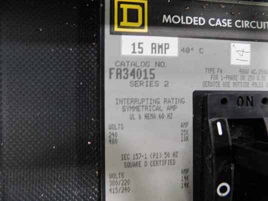 1200 Amp. Square D, I-line E1, HCWM-5486-12U, Panelboard, 600 VAC, w/ 16 breakers - Image 9