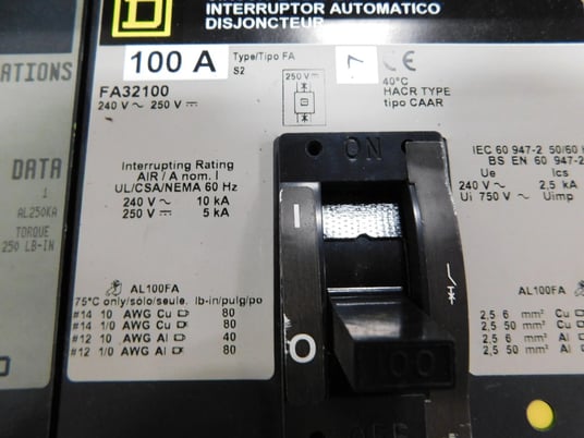 600 Amp. Square D, E1, I-line, Panelboard, 600 VAC, HCM-3691-6M, 5 breakers - Image 9