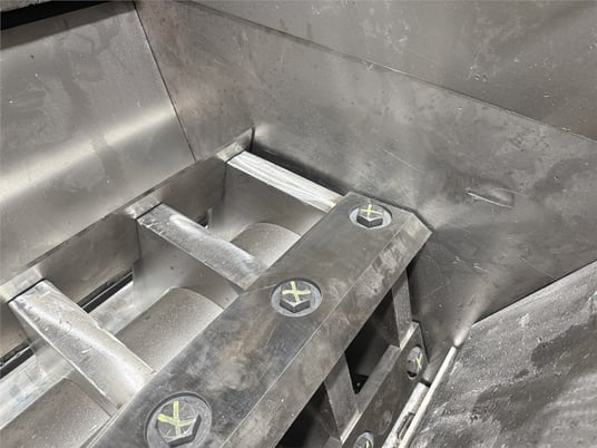 20" x 50" Cumberland #50B, granulator, 100 HP, 5 knife open rotor, 2 bed knives, as-is - Image 8