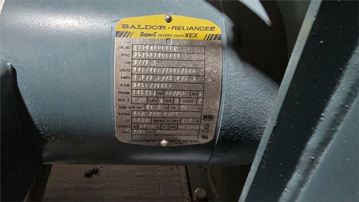 400 HP 3750 RPM General Electric, AC motor, Yaskawa AC drive A1000 w/ cabinet - Image 5