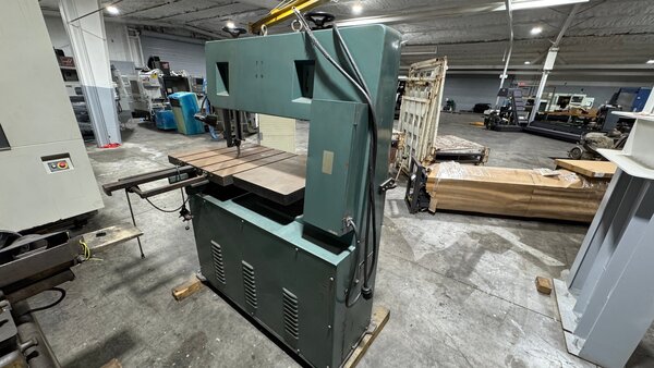 39" x 12" MSC #952467, Vertical Bandsaw, 14" stroke, 1" x 183-1/2" blade, 1378 FPM, 220 V., power feed table - Image 10