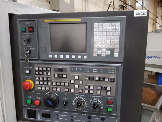 Samsung #SL-15E, cnc lathe, 17.7" swing, 1.8" bar, 25 HP, 6 RPM, 6" chuck, 11.8" diameter x 20.5" L max, - Image 2