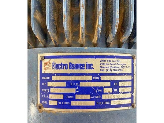 FCM #RS-30, vertical feed hammer hog, 8" diameter Extraction - Image 6