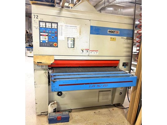 Holytek #252PRC, 3-head knife planer / sander, PLC Control, 2011 - Image 1