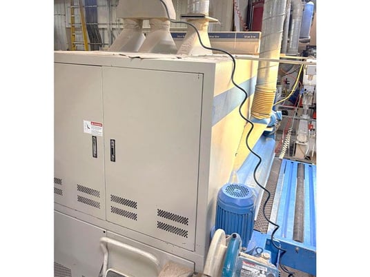 Holytek #252PRC, 3-head knife planer / sander, PLC Control, 2011 - Image 3