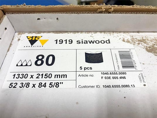 Holytek #252PRC, 3-head knife planer / sander, PLC Control, 2011 - Image 4