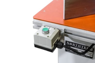 Northtech #NT-PN14, Panel Notcher, 5/5 HP, 1" arbor, 3100 RPM, 14" blade, 7" max thick, 7" stroke, 5 CPM, new - Image 7