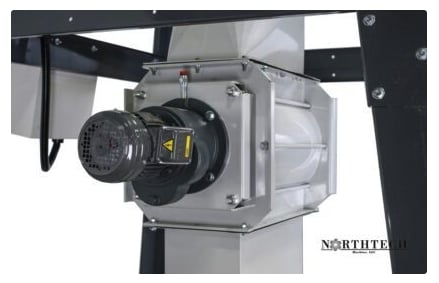 8200 cfm, Northtech #NT-2ST20XL-RAL, Dust Collector, 20/21 HP, 230/460 V., 26" impeller, 35" diameter - Image 4