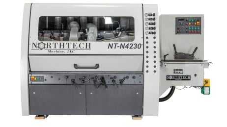 Northtech #NT-N4230, Four Spindle Moulder, 6000 RPM, 7.5 HP, 19-110 FPM, new - Image 1