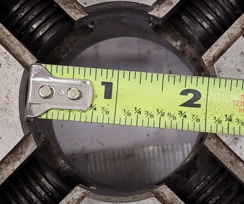 8" Buck #6408R, lathe chuck, 4-jaw - Image 8