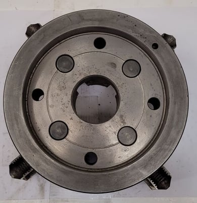 8" Buck #6408R, lathe chuck, 4-jaw - Image 9