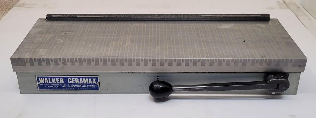 6" x 18" O.S. Walker Company, permanent magnetic chuck - Image 1