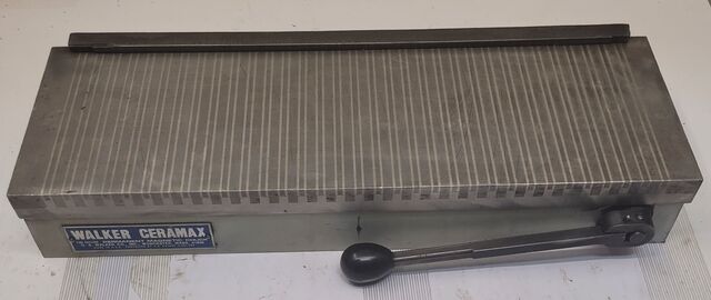 6" x 18" O.S. Walker Company, permanent magnetic chuck - Image 9