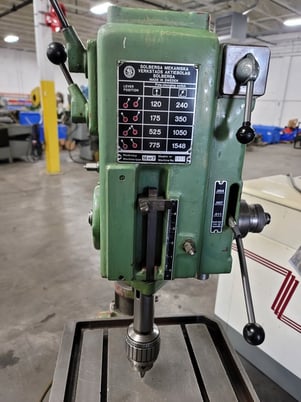 22" Solberga #SE-NR7, geared head drill press, 4.5" spindle stroke, #3MT - Image 2