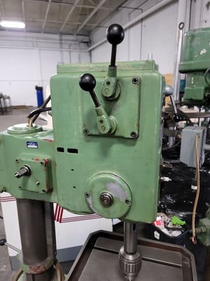22" Solberga #SE-NR7, geared head drill press, 4.5" spindle stroke, #3MT - Image 4