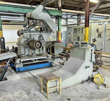 4.6" x 18" x 12" Bliss/United, 4 HI 1 Stand rolling mill, hydraulic expansion - Image 1