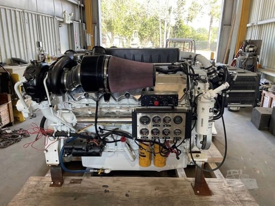 Caterpillar #C32, engine, 2006, rebuilt, 8 hours, in storage - Image 2