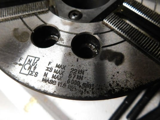 Samchully #HS-06, High speed 3-jaw hydraulic chuck, 6000 RPM max. - Image 2