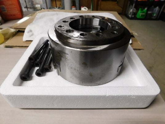Samchully #HS-06, High speed 3-jaw hydraulic chuck, 6000 RPM max. - Image 3
