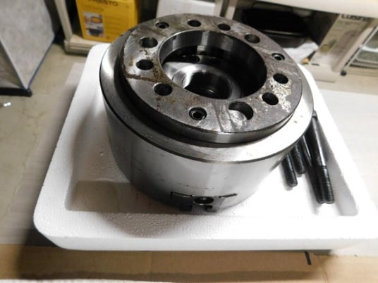 Samchully #HS-06, High speed 3-jaw hydraulic chuck, 6000 RPM max. - Image 4