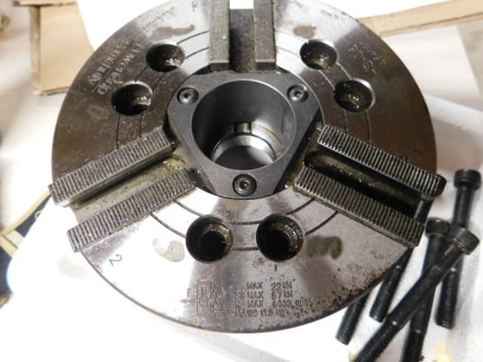 Samchully #HS-06, High speed 3-jaw hydraulic chuck, 6000 RPM max. - Image 8