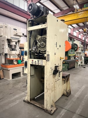 80 Ton, Stamtec #G1-80, C Frame OBI Press, 39" bed RL, 50-120 SPM, 2.76" stroke - Image 4