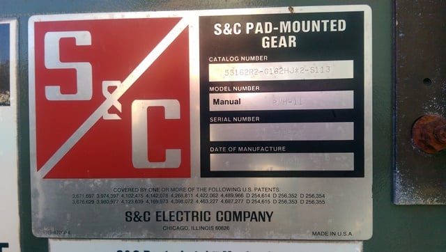 600 Amp, S & C, No. PMH-11, 14400 Volts, MINI-RUPTER SWITCH - Image 2