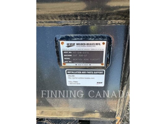 Weldco Beales MH6-BC-42, Bucket, S/N: 1W68208-3, 2022 - Image 3