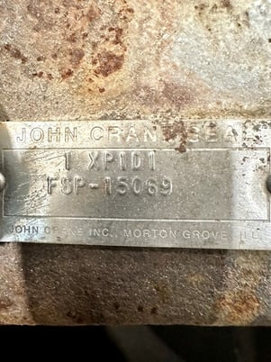 Goulds #3196, size 2x3-13, lube flood oil, 1-7/8" oulet, 3" dia inlet, 20 HP Marathon motor - Image 2