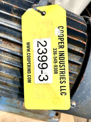 Goulds #3196, size 2x3-13, lube flood oil, 1-7/8" oulet, 3" dia inlet, 20 HP Marathon motor - Image 4