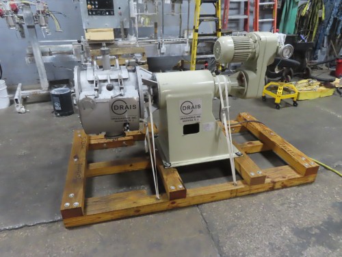 Draid #T50, lab plow paddle mixer, 50 liter, 13.2 gallon, 18" L x 15.75" dia. Stainless Steel chamber - Image 1