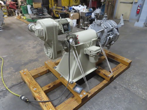 Draid #T50, lab plow paddle mixer, 50 liter, 13.2 gallon, 18" L x 15.75" dia. Stainless Steel chamber - Image 2