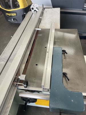 Paoloni #P260, Sliding Table Saw, 6 HP, 230 V., 3ph, 12" blade, 51" rip fence, 1998 - Image 4