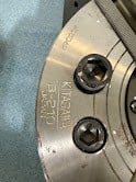 10" - 3 jaw KITAGAWA, open center, power chuck(s), and spindle hydraulic units that go with. (2) sets. Will - Image 2