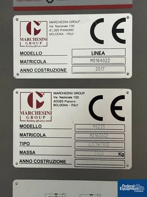 Marchesini #MS235, Sachet Filler, 500 BPM, 75 CPM, 8 lane, w/ stacker, 2017 - Image 6