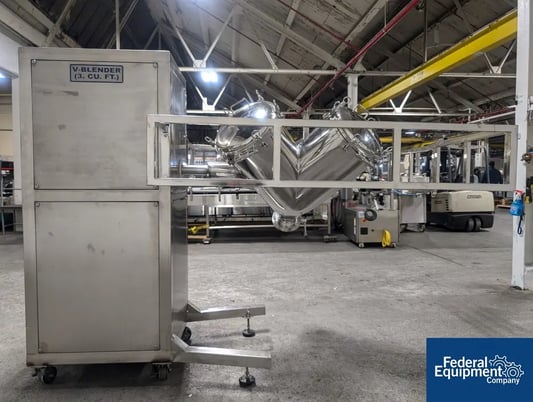 3 cu.ft. Bectochem #GMP, Y Blender, Stainless Steel, cantilever, 2008 - Image 4