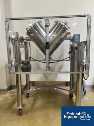 3 cu.ft. Keith Machinery, V Blender, Stainless Steel, 0.75 HP, 460 V., Control panel, 2006 - Image 3