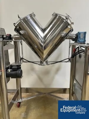 3 cu.ft. Keith Machinery, V Blender, Stainless Steel, 0.75 HP, 460 V., Control panel, 2006 - Image 7