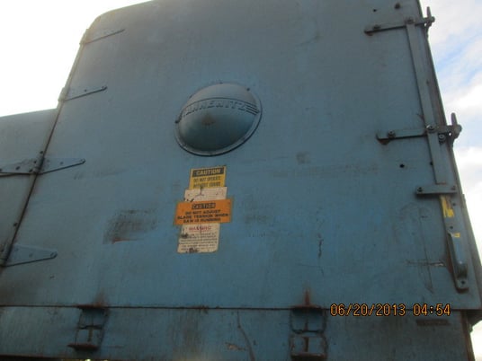 52" x 20" Tannewitz #S1NE, 50-1500 SFM, 10-30 HP, 52" wheel diameter - Image 3