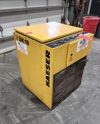 Kaeser #SK19, rotary screw air compressor - Image 1