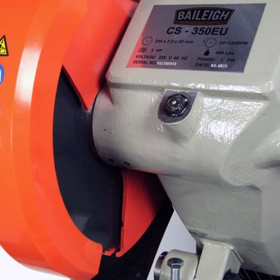 Baileigh #CS-350UE, variable speed circular cold saw, 14" blade, 3 HP, 1 yr warranty - Image 2