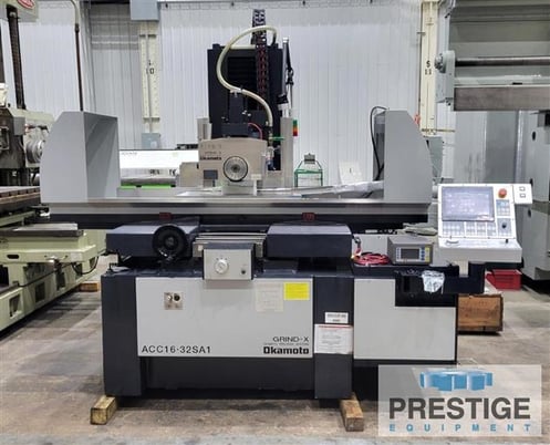 16" x 32" Okamoto #ACC-16.32SA, CNC horizontal surface grinder, coolant tank w/paper filtration, 2024 - Image 1