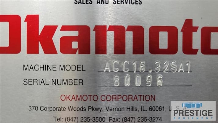 16" x 32" Okamoto #ACC-16.32SA, CNC horizontal surface grinder, coolant tank w/paper filtration, 2024 - Image 9