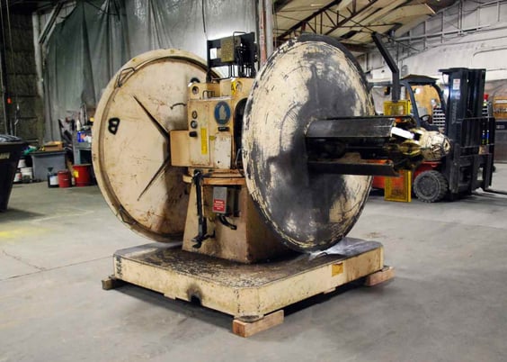 10000 lb. Michigan Roll Form, Double Uncoiler, 72" outside dimensions, 24" width, 16-20" ID, air brakes - Image 1