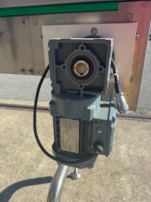 6" wide x 10.5' long, Compact Stainless steel belt conveyor, plastic belt, 2 lane - Image 6