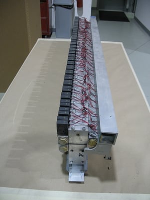 52" Timesavers #2311-45-6, Segmented Widebelt/Polisher, Single Head, 5" thick, 15-45 FPM, 1750 CFM, unused - Image 2